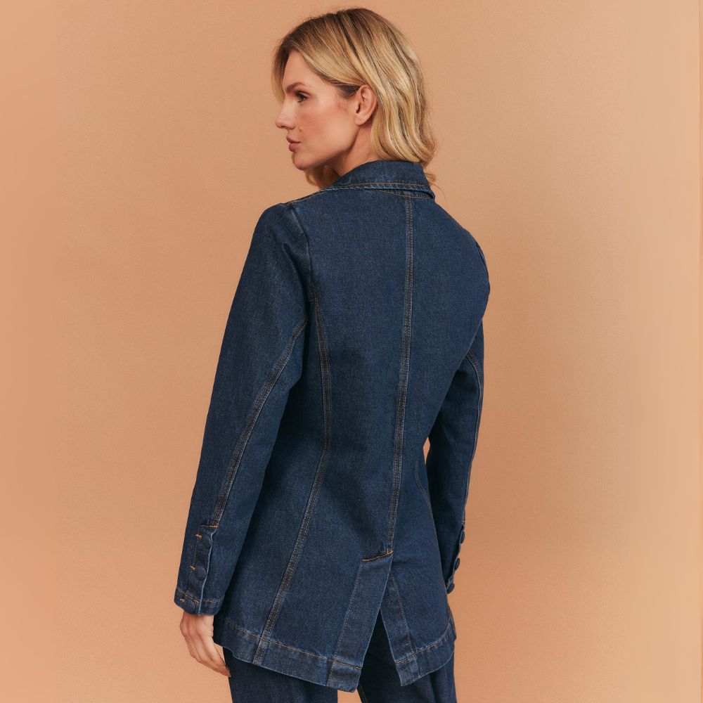 BLAZER JEANS BEATRICE AZUL