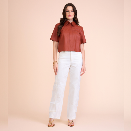 CALÇA COTTON NUBIA V26 OFF WHITE