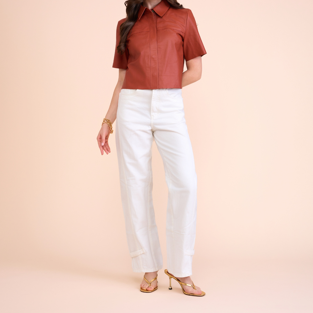 CALÇA COTTON NUBIA V26 OFF WHITE