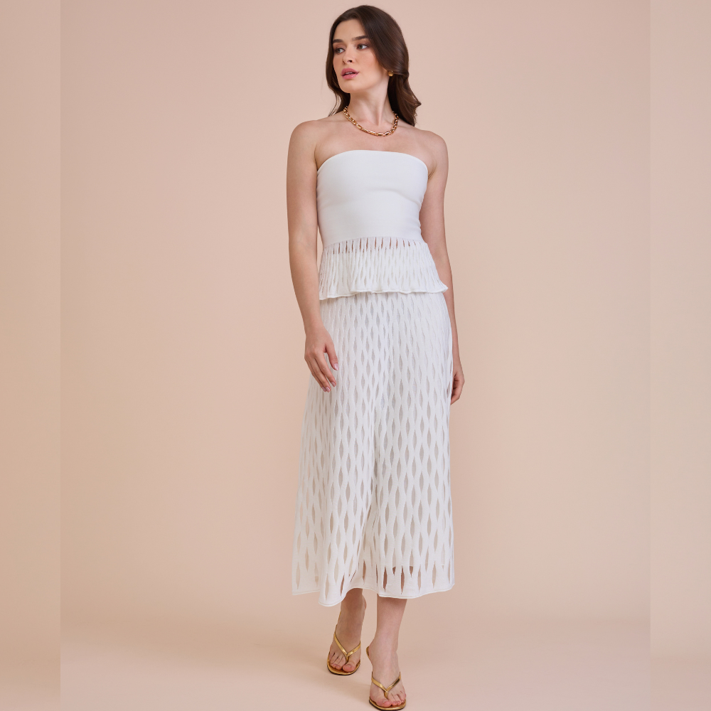 SAIA SILVIA TRICOT V26 OFF WHITE