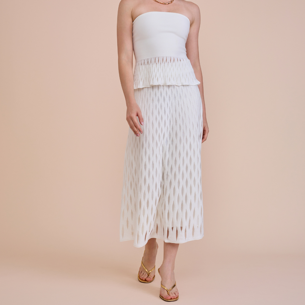 SAIA SILVIA TRICOT V26 OFF WHITE