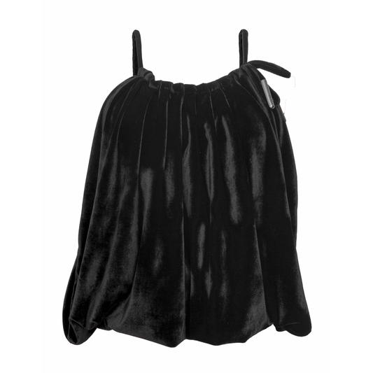 BLUSA CECILIA VELUDO PRETO