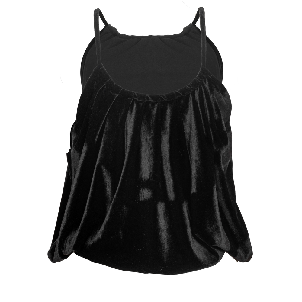 BLUSA CECILIA VELUDO PRETO