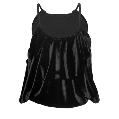 BLUSA CECILIA VELUDO PRETO