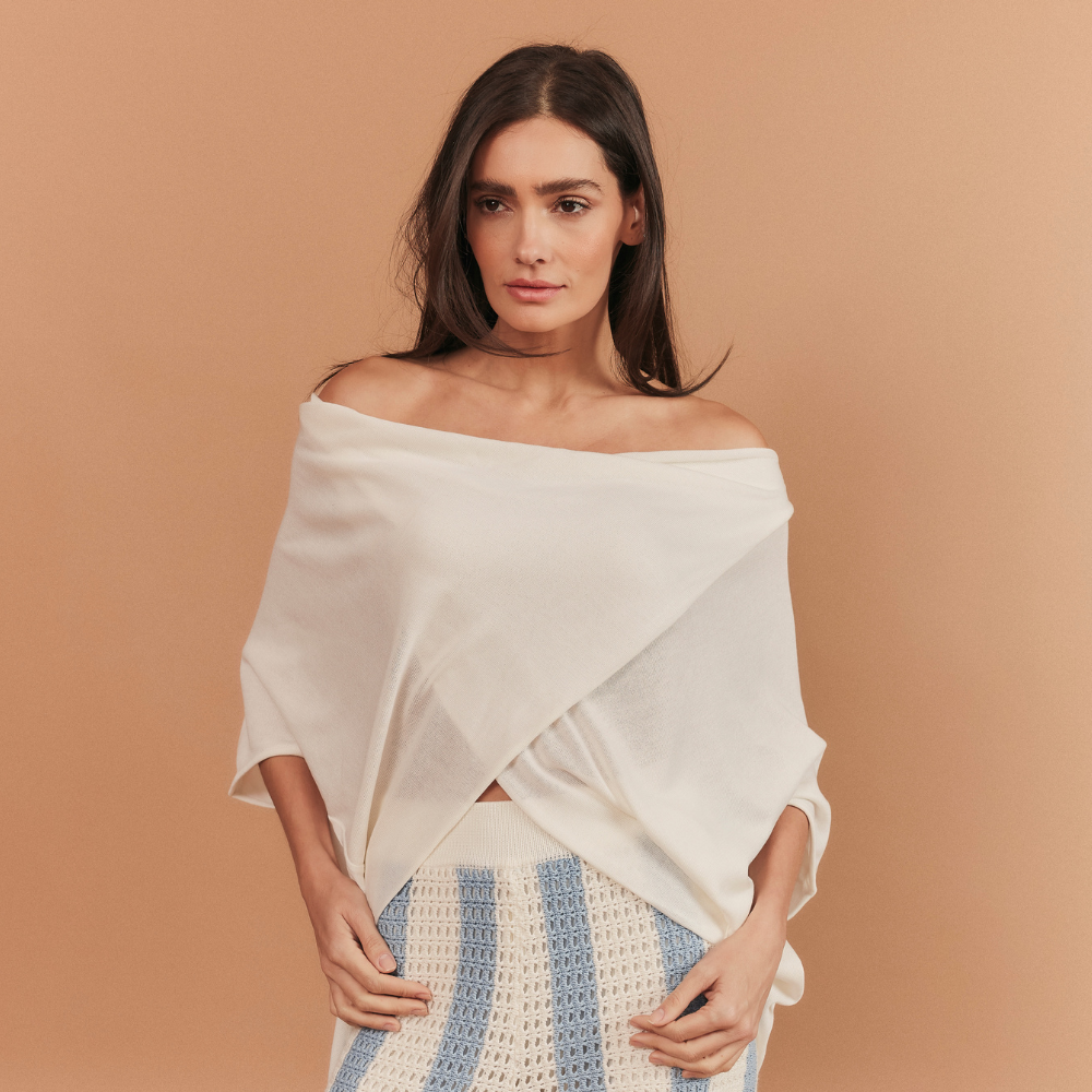 BLUSA CLARA TRICOT OFF WHITE
