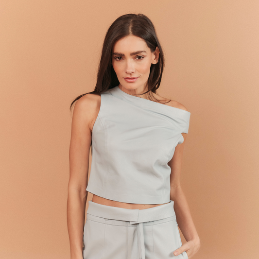 BLUSA DANI COURO AZUL CLARO