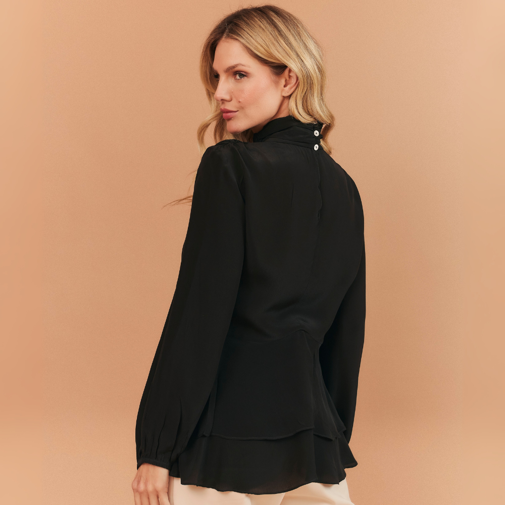 BLUSA LOREN PRETO