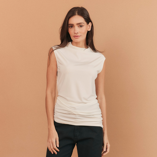 BLUSA JULIA JERSEY OFF WHITE