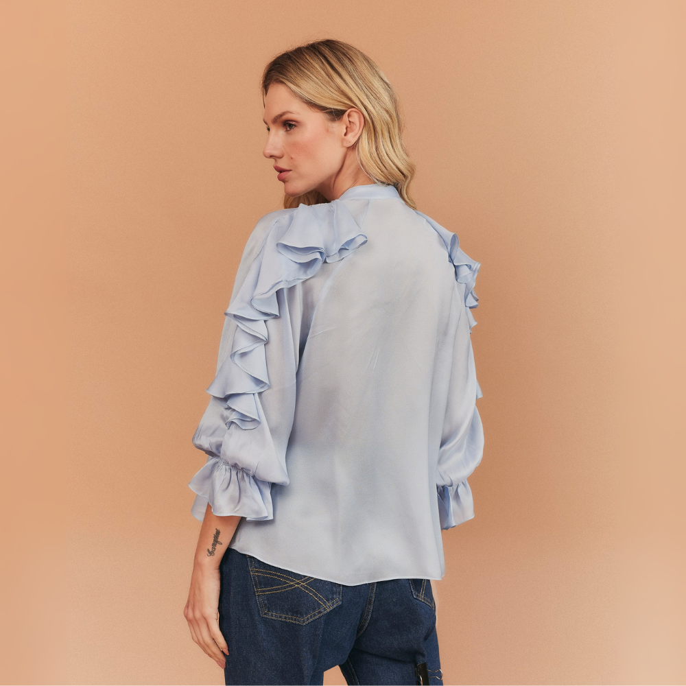 CAMISA CATARINE AZUL CLARO