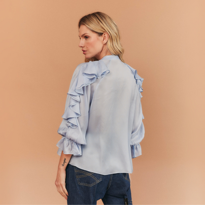 CAMISA CATARINE AZUL CLARO