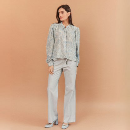 CAMISA FLORENCE ESTAMPADA AZUL