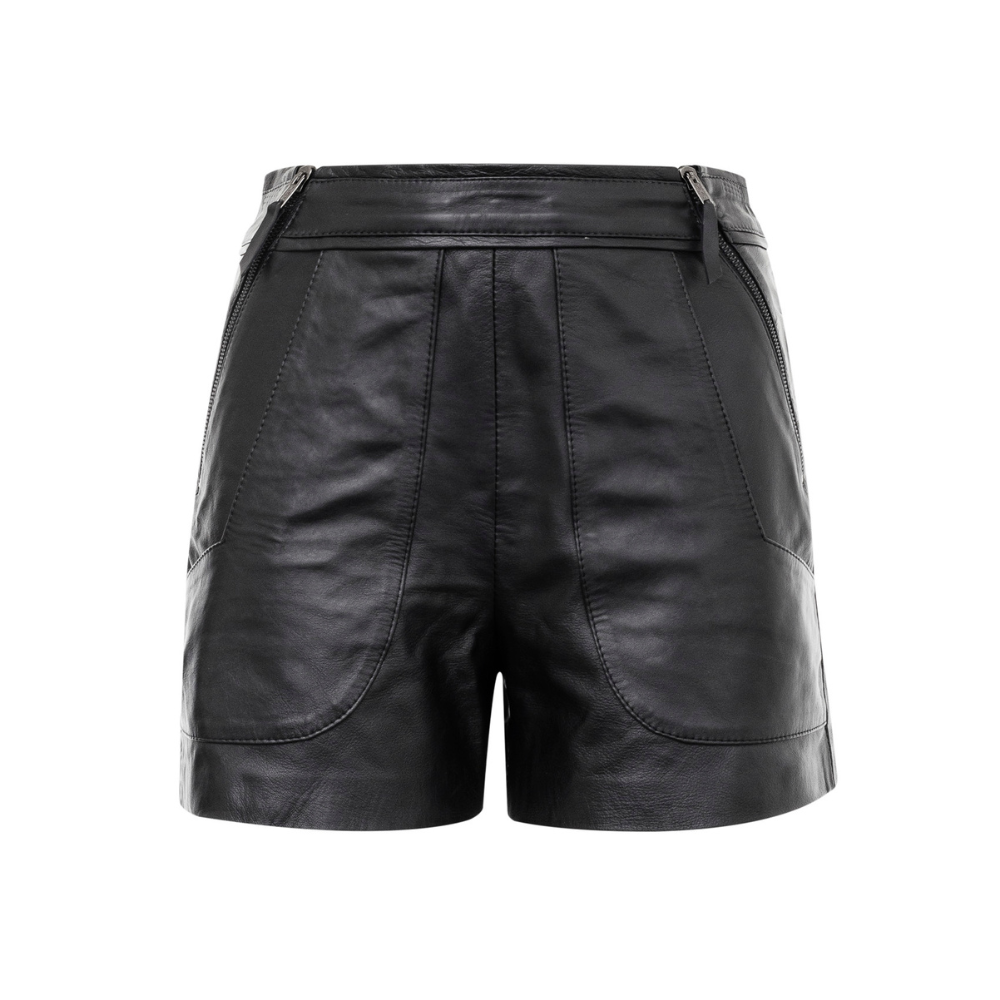 SHORTS LOLITA COURO PRETO