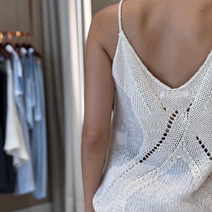REGATA MIX DE FIOS TRICOT BEGE CLARO