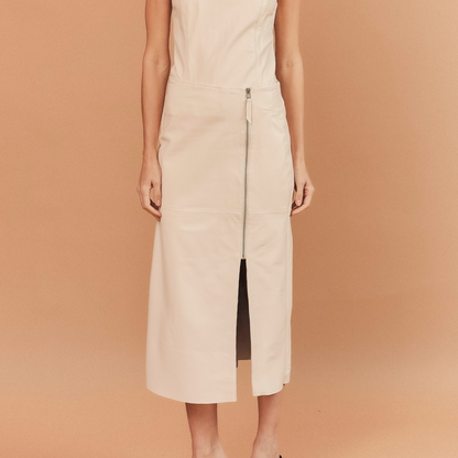 SAIA MARINA COURO OFF WHITE