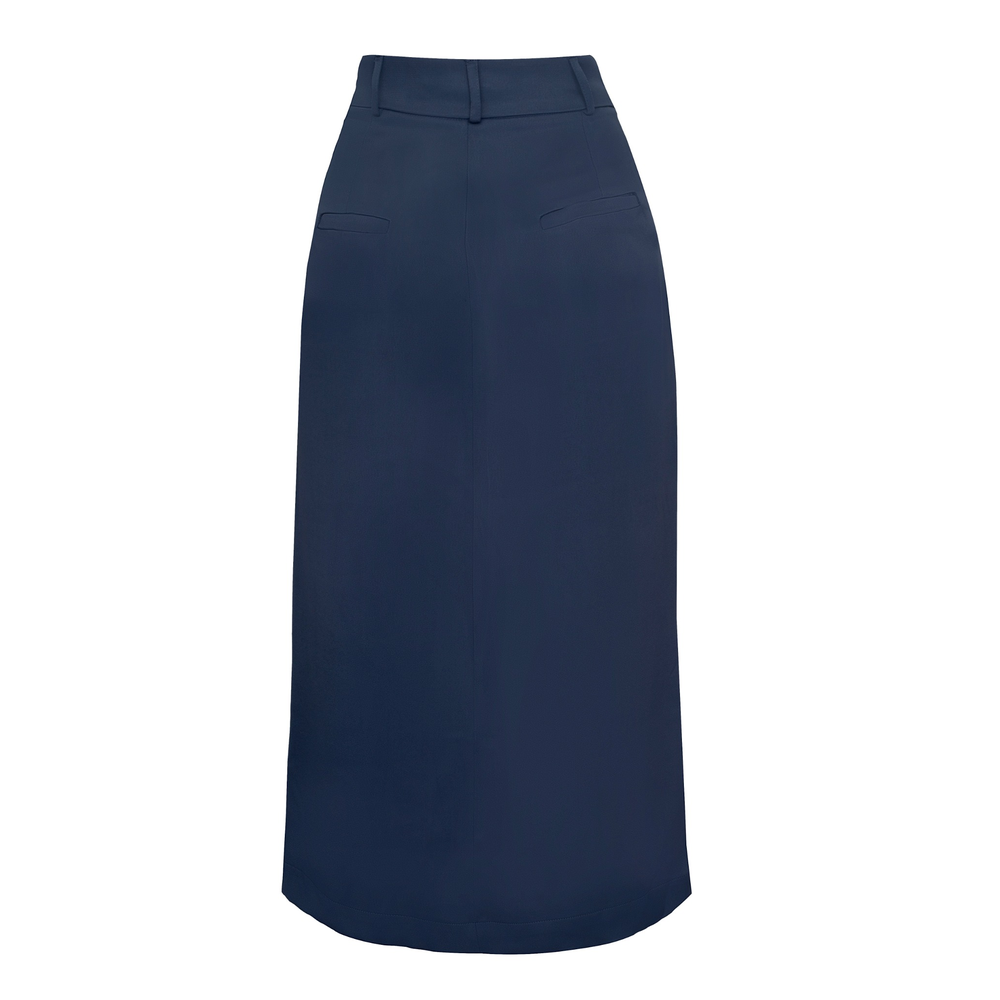SAIA MILA CREPE AZUL MARINHO