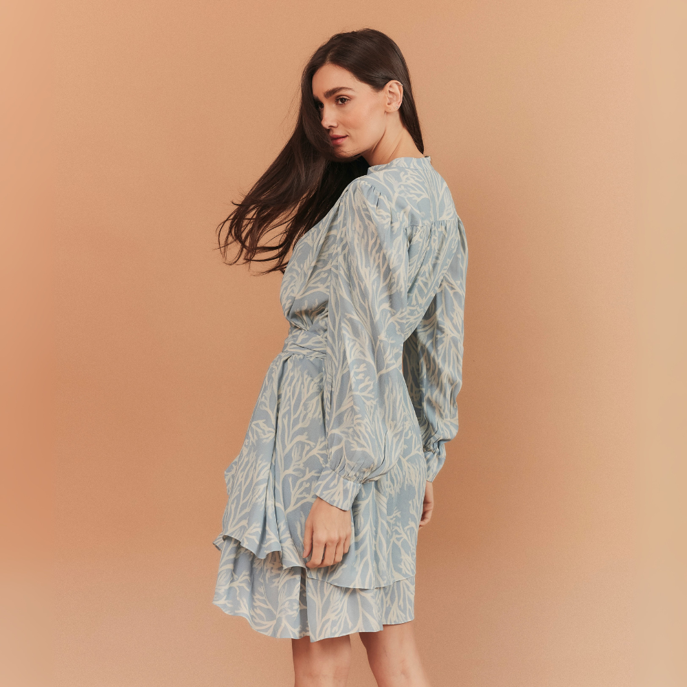 VESTIDO FLORENCE ESTAMPADO AZUL